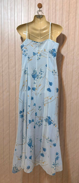 Chest 19  Length 52  fabric Chiffon Women's Elegant Long Maxi