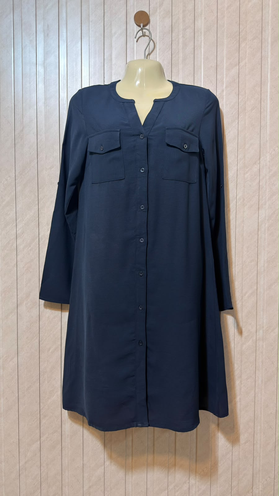 Chest 17  Length 35  Fabric Silk Classic Women's Long dress