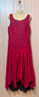 Chest 19  Length 52  Fabric Silk Jersey Women's Graceful Long Maxi