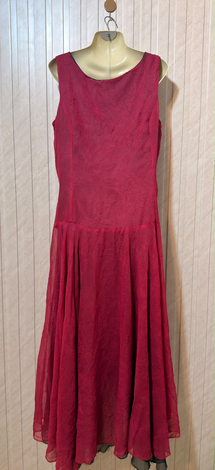 Chest 19  Length 52  Fabric Silk Jersey Women's Graceful Long Maxi