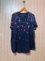 Chest 24  Length 29 Women’s Elegant Everyday T-Shirt