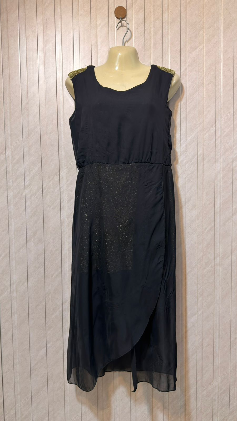 Chest 17  Length 43  Fabric Chiffon Women’s Elegant Party Maxi Dress