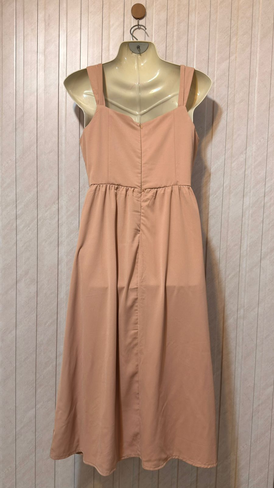 Chest 17  Length 42  Fabric Silk Women’s Classic Long Maxi Dress