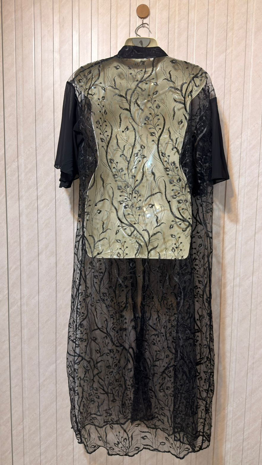 Chest Large Length 48  Fabric net Trendy Branded long Maxi Dress for Women