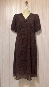 Chest 18  Length 42  Fabric Chiffon Classic Women’s Full-Length Maxi Dress
