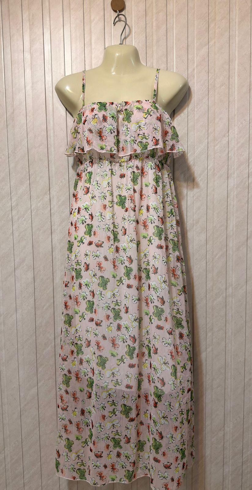 Chest 19  Length 50  Fabric Silk Women’s Luxury Long Maxi Dress