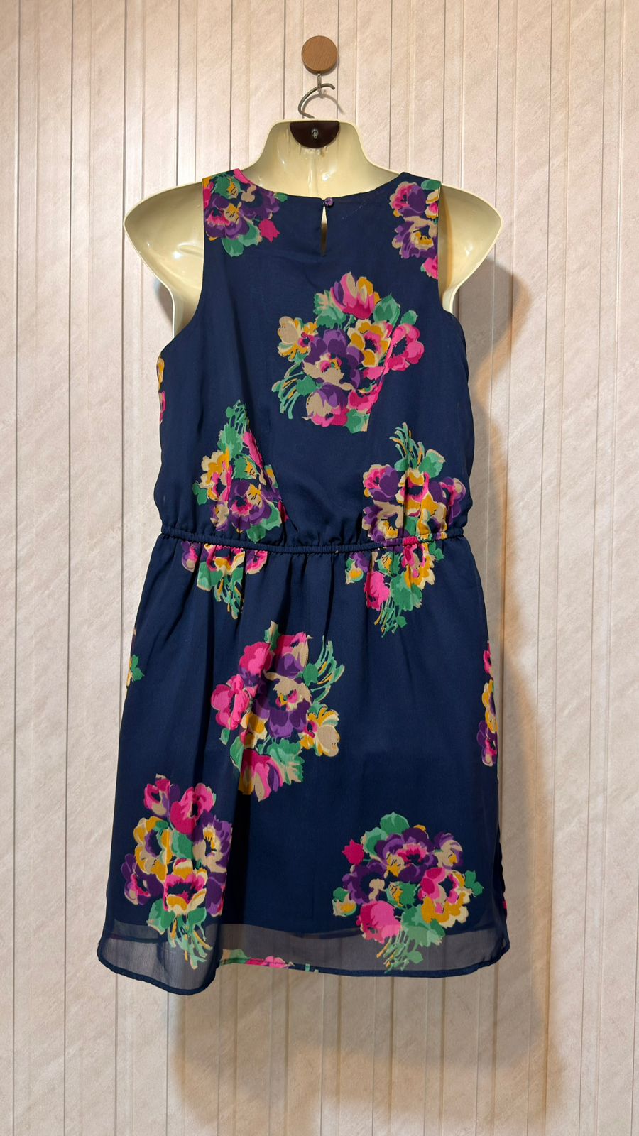 Chest 18  Length 32  Fabric Chiffon Trendy Mini Dress for Women