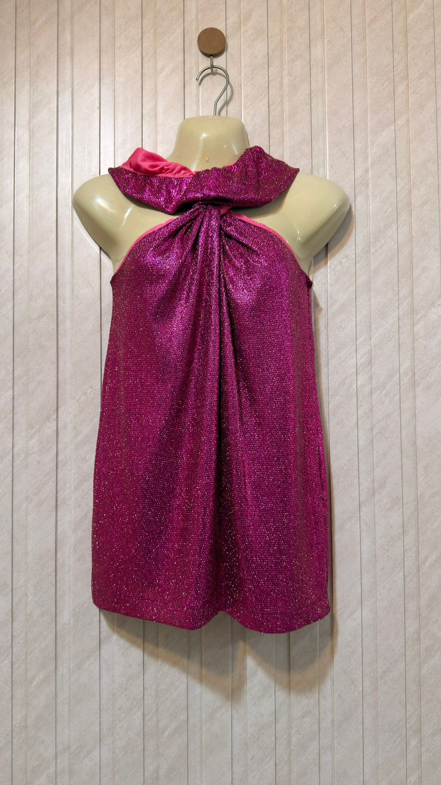 Chest 18  Length 24  Fabric Silk Jersey Luxury Western Mini Dress for Women