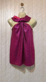 Chest 18  Length 24  Fabric Silk Jersey Luxury Western Mini Dress for Women