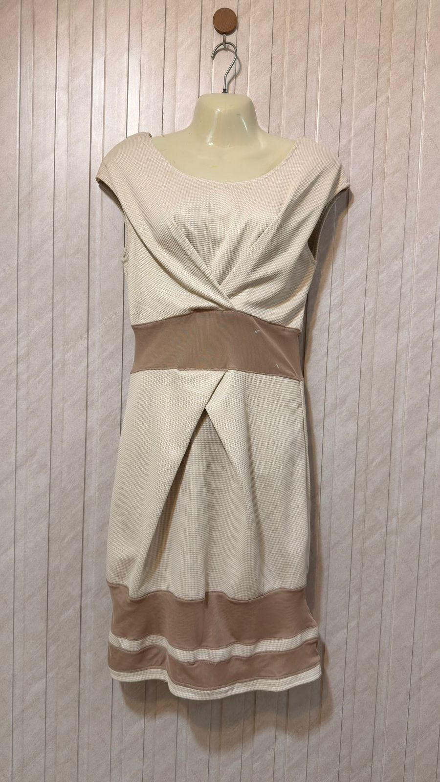 Chest 18  Length 38  Fabric Silk Jersey Chic Floral Mini Dress for Women
