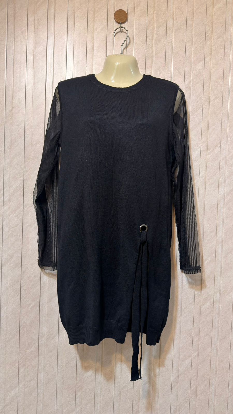 Chest 19  Length 32  Fabric sleeves net Fabric Silk warm Trendy Western Mini Dress