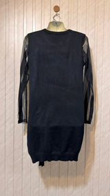 Chest 19  Length 32  Fabric sleeves net Fabric Silk warm Trendy Western Mini Dress