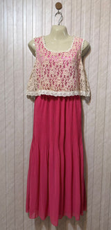 Chest 20  Length 48  Fabric chiffon Branded Women’s Long Maxi Dress