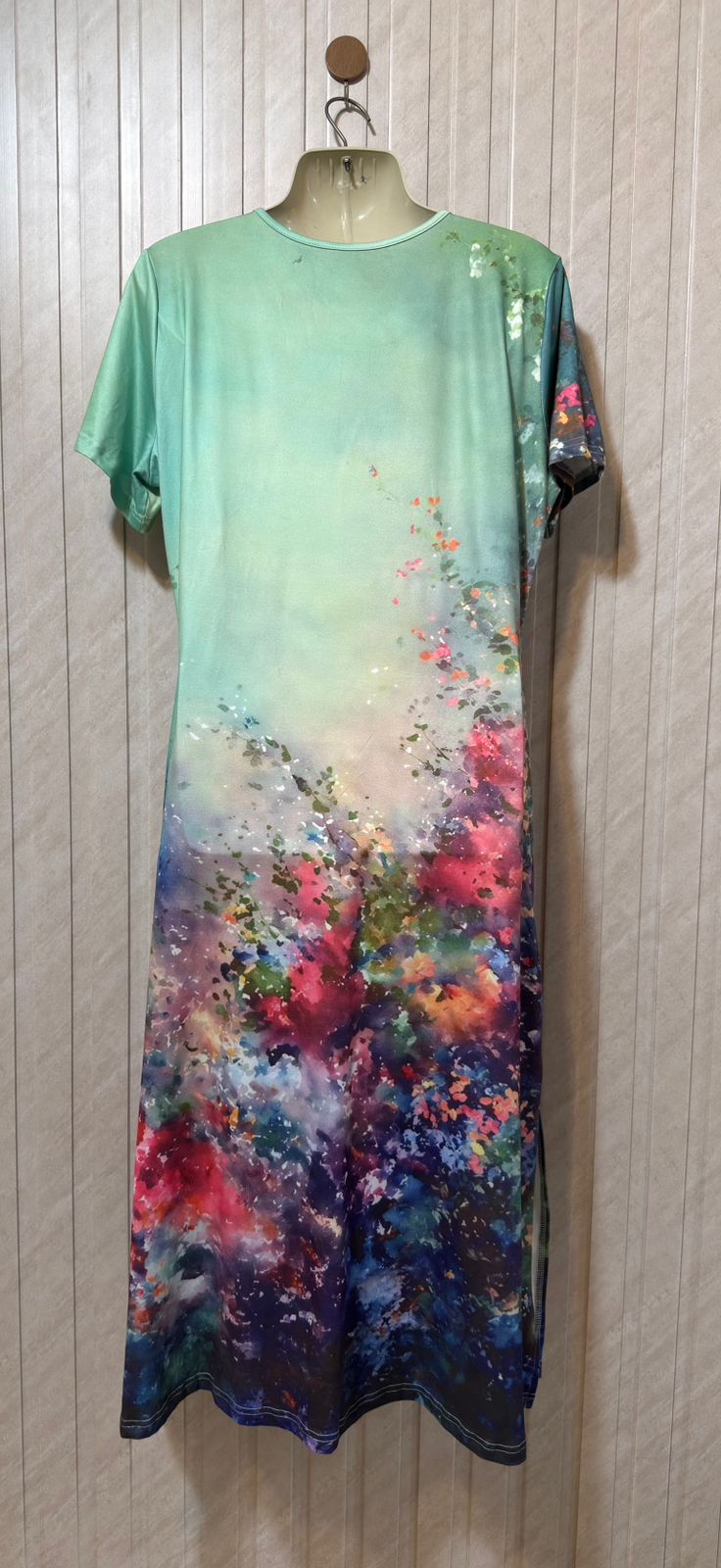 Chest 23  Length 46  Fabric Silk Jersey Western Branded Women’s Long Maxi