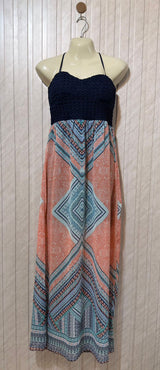 Chest 20  Length 55  Fabric chiffon Exclusive Western Women’s Long Maxi