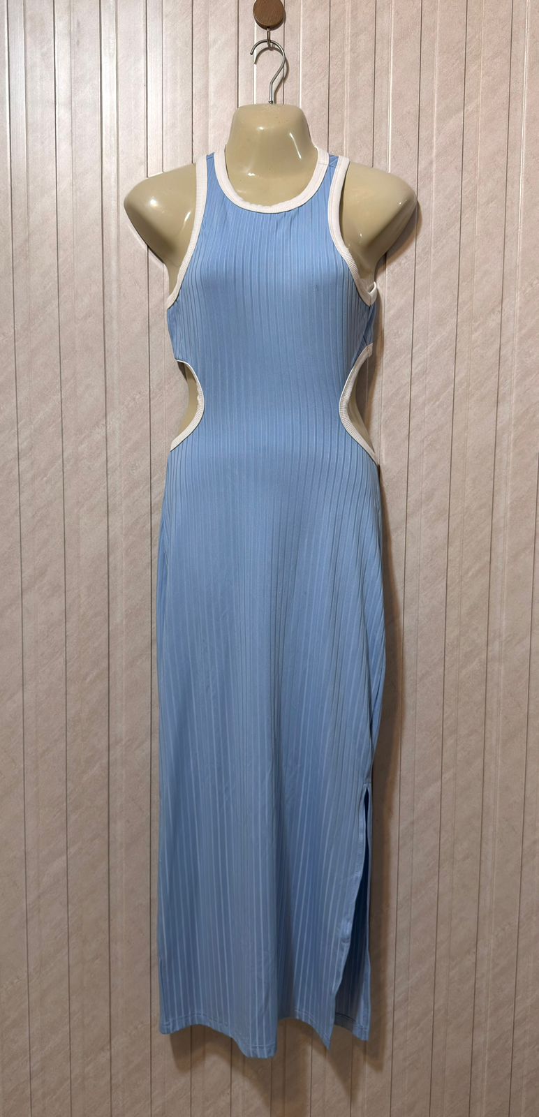 Chest 20  Length 51  Fabric silk jersey Stylish Western Women’s Long Maxi
