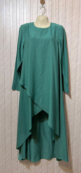 Chest 17  Length 36 to 53  Fabric silk Designer Women’s Long Maxi
