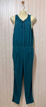 Chest 19  Length 59  Fabric Linen Women’s Premium Long Jumpsuit