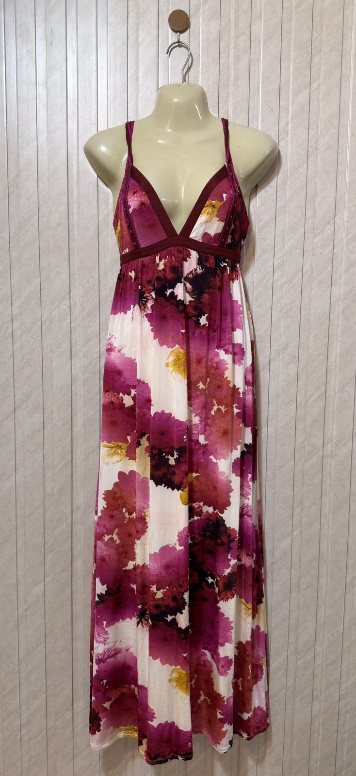 Chest 20  Length 53  Fabric silk jersey Western Fashion Women’s Long Maxi
