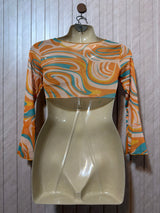 Chest small  Lenght 10  Fabric net Stylish Collection Women’s Crop Top