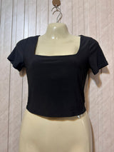 Chest 22  Lenght 15  Fabric Jersey Fashion Crop Top for Women