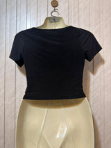 Chest 17  Lenght 12  Fabric jersey Trendy Western Branded Women’s Crop Top