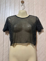 Chest 20  Lenght 15  Fabric net Premium Collection Women’s Crop Top