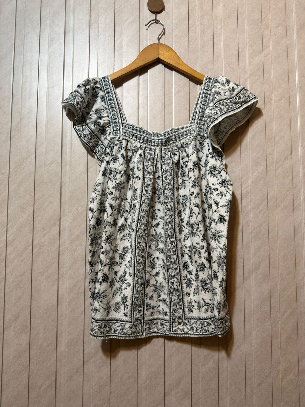 Chest 18  Length 24  Fabric Linen Latest Western Branded Women’s Half Sleeve Top