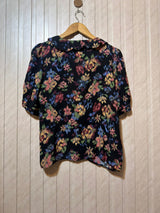 Chest 22  Length 22  Fabric Georgette Fashion Half Sleeve Top for Women