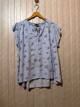 Chest 20  Length 24  Fabric Linen Women’s Modern Western Half Sleeve Top