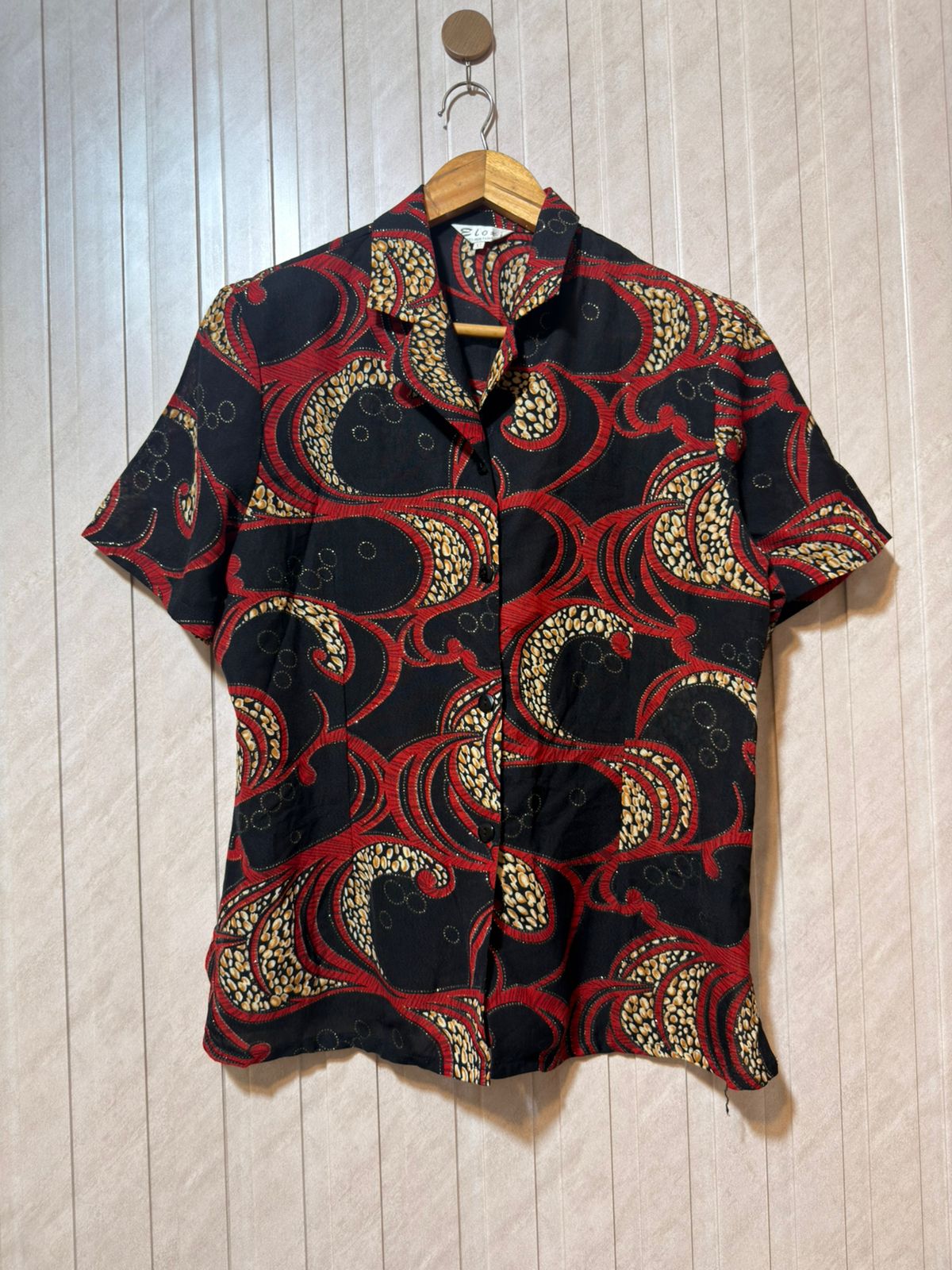 Chest 21  Length 26  Fabric Georgette Women’s Designer Western Half Sleeve Top