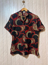 Chest 21  Length 26  Fabric Georgette Women’s Designer Western Half Sleeve Top
