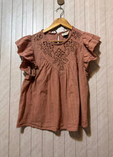 Chest 20  Length 22  Fabric Cotton Elegant Western Branded Women’s Half Sleeve Top