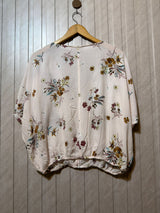Chest Medium Baggy Style  Length 23  Fabric Linen Modern Western Branded Women’s Half Sleeve Top