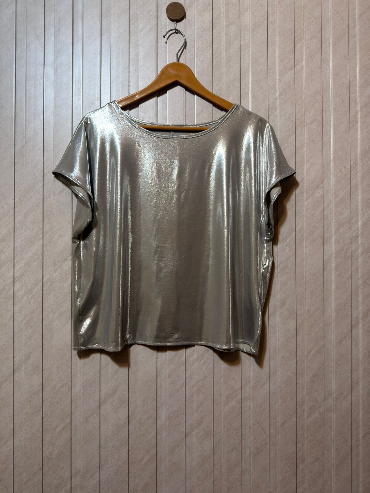 Chest 21  Length 21  Fabric Silk Jersey Women’s Stylish Western Half Sleeve Top