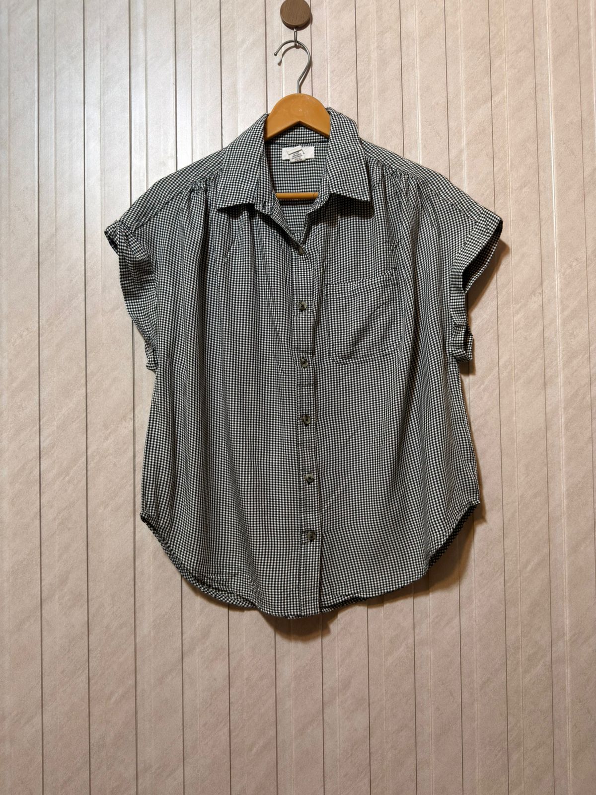 Chest 21  Length 24  Fabric Linen Women’s Trendy Western Half Sleeve Top