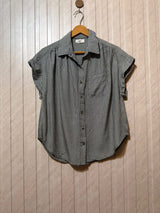 Chest 21  Length 24  Fabric Linen Women’s Trendy Western Half Sleeve Top