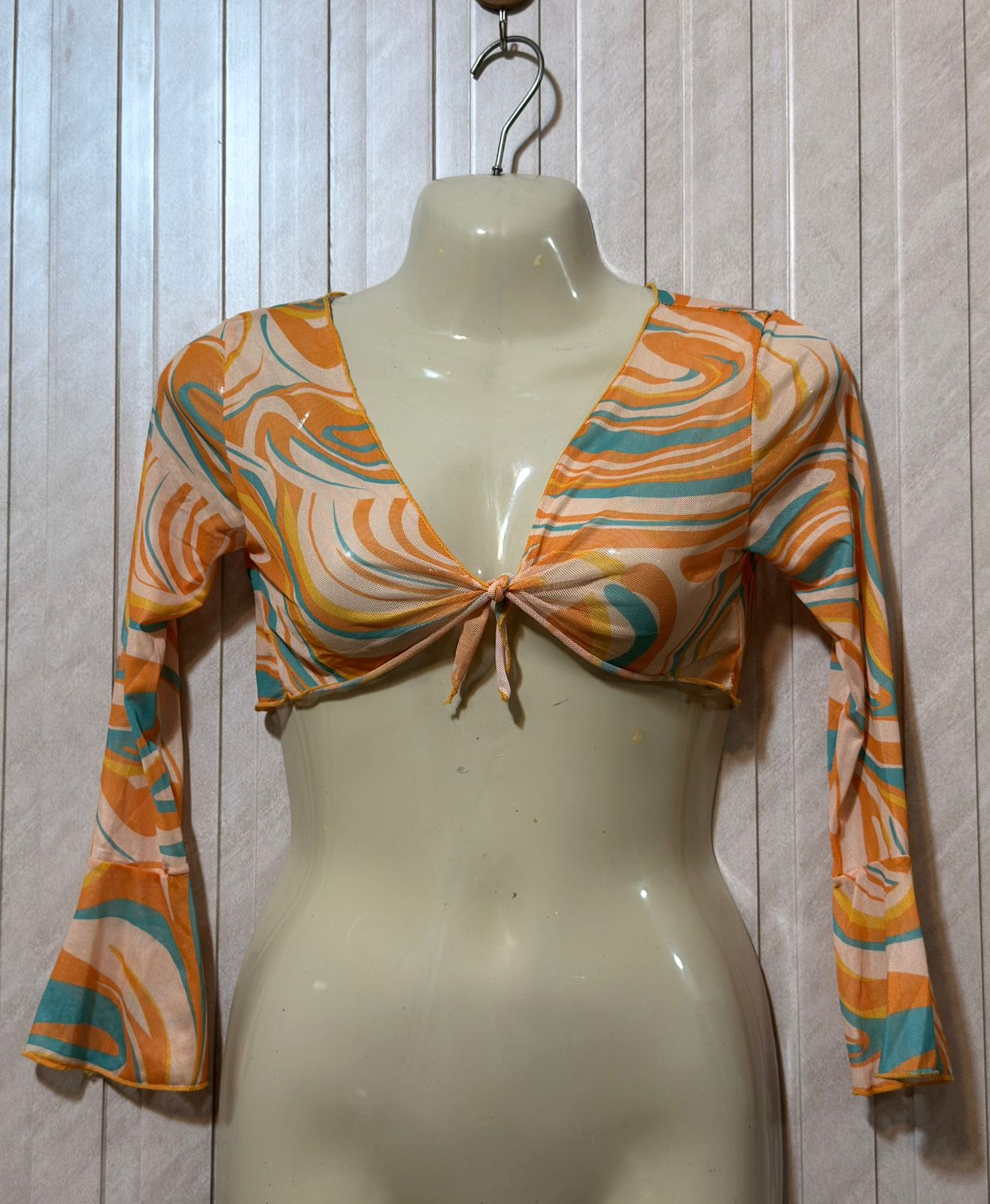 Chest small  Lenght 10  Fabric net Stylish Collection Women’s Crop Top