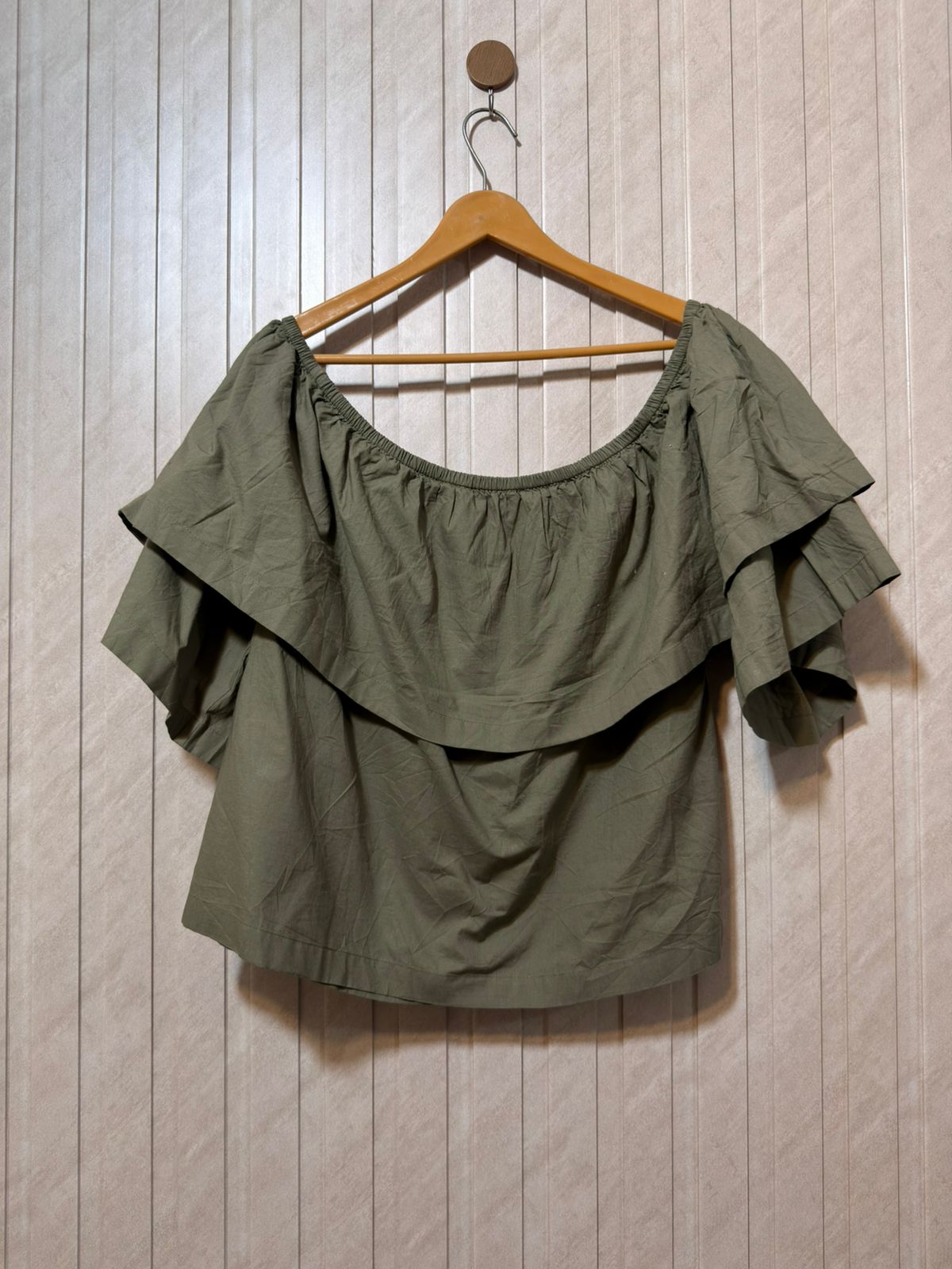 Chest 21   Length 21  Fabric cotton Women’s Luxe Half Sleeves Top