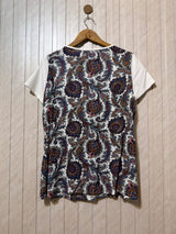 Chest 20   Length 26  Fabric Lenin And Jersey Women’s Aura Half Sleeves Top