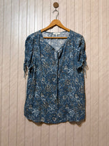 Chest 20   Length 27  Fabric Rayon Women’s Luxe Half Sleeves Top