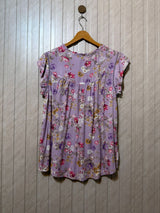 Chest 21 Length 25  Fabric Linen Women’s Trendy Half Sleeves Top