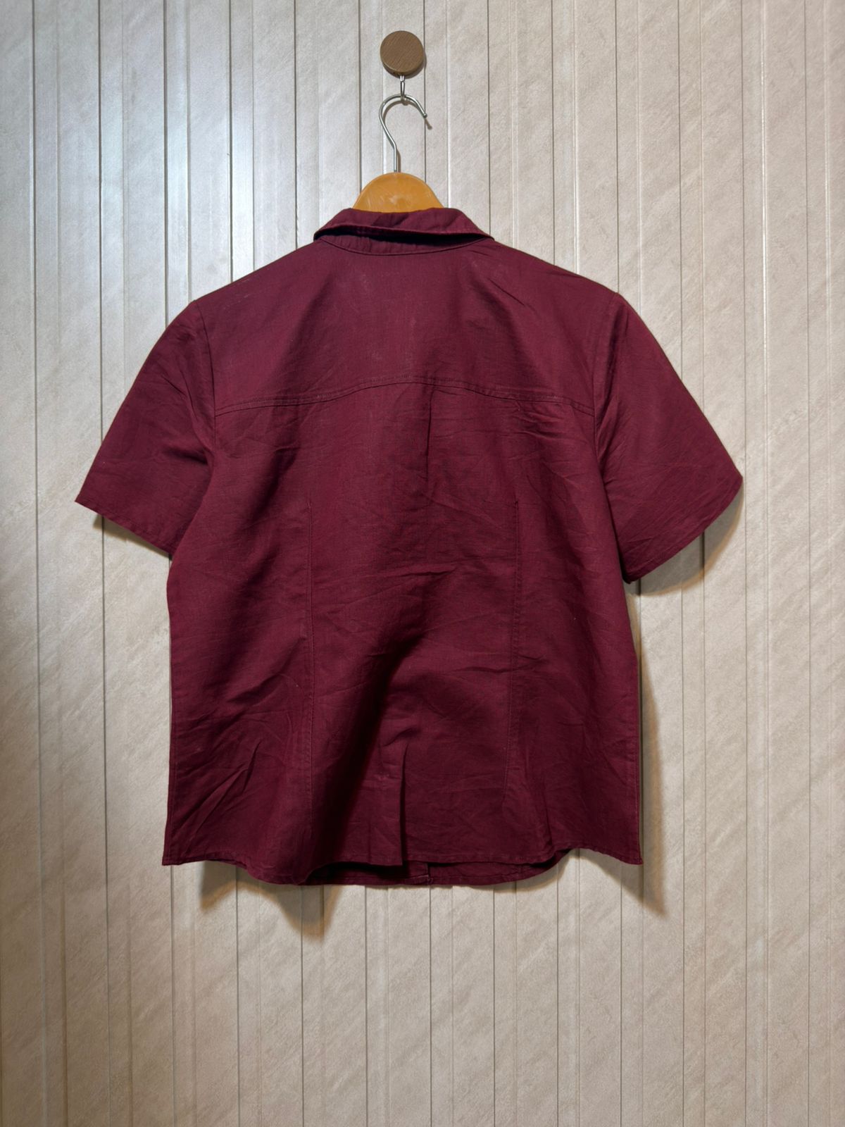 Chest 21  Lenght 25  Fabric Cotton Casual Wear Half Sleeve Shirt for Women