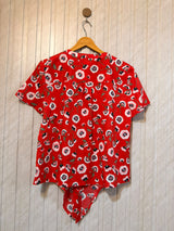 Chest 20  Lenght 23  Fabric Cotton Women's Everyday Half Sleeve Top