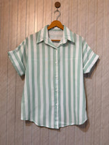 Chest 21  Lenght 28  Fabric Cotton Women's Classic Half Sleeve Top