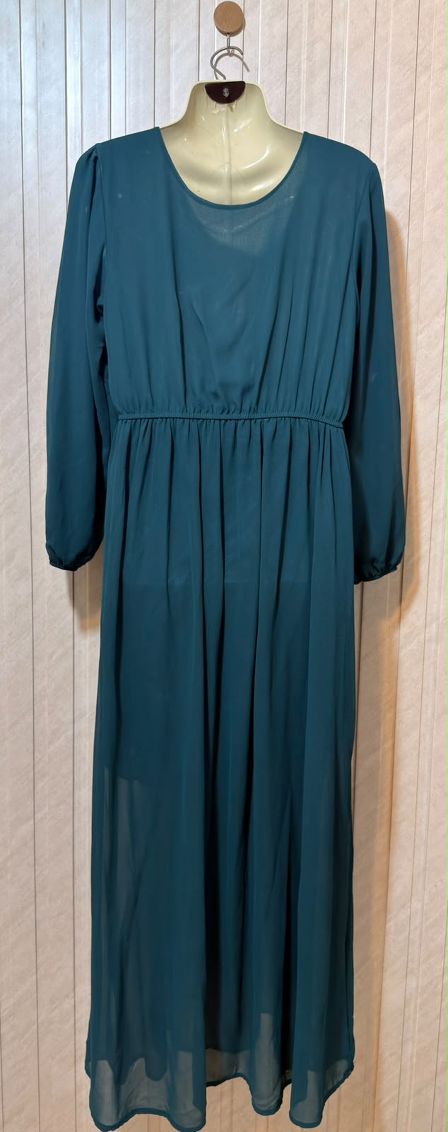 Chest 19  Length 53  Fabric chiffon Long Maxi Dress