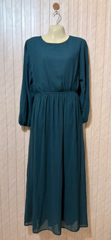 Chest 19  Length 53  Fabric chiffon Long Maxi Dress