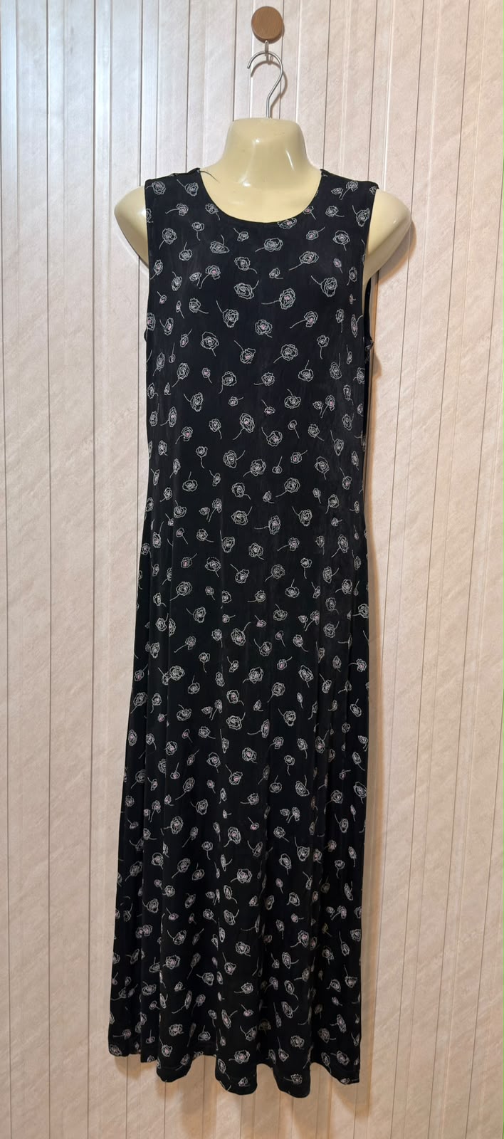 Chest 22  Length 51  Fabric Silk Jersey Modern Royalty Long Maxi Dress