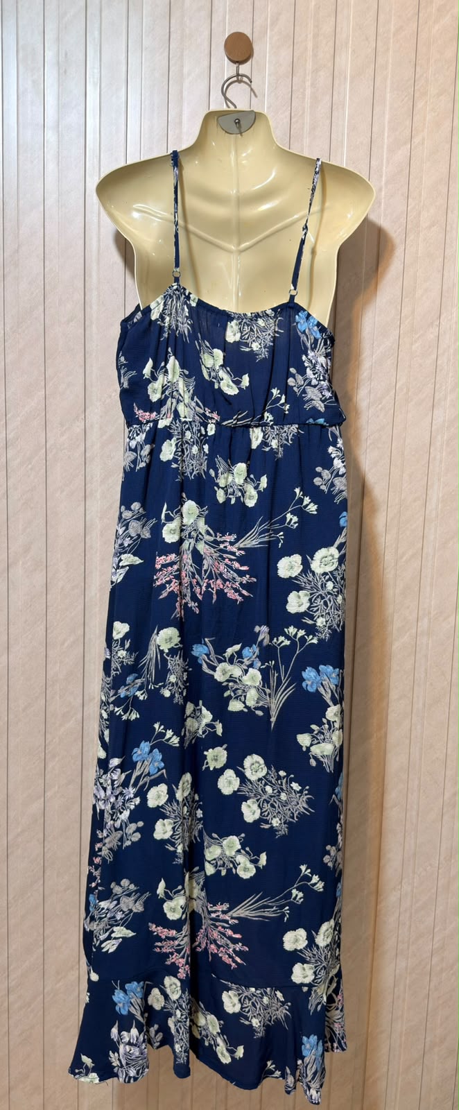 Chest 17  Length 45  Fabric Chiffon Chic Western Style Long Maxi Dress
