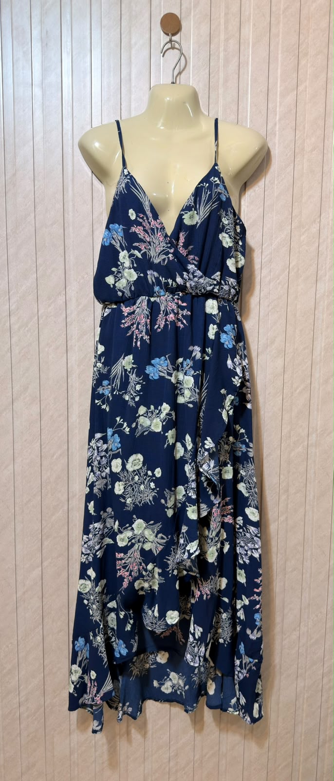 Chest 17  Length 45  Fabric Chiffon Chic Western Style Long Maxi Dress